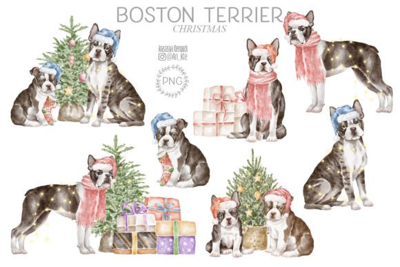 Boston Terrier Christmas Embroidery Design Review