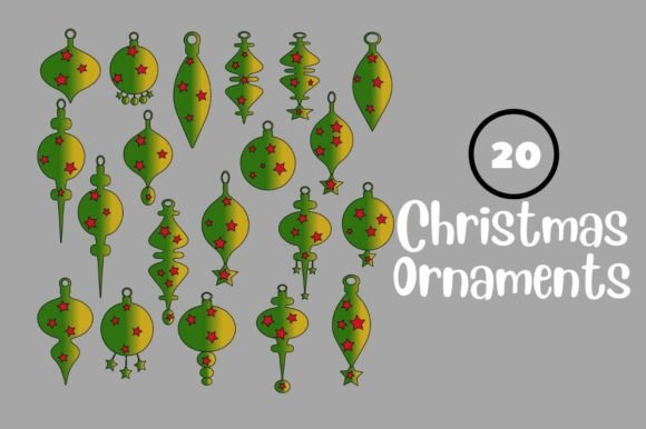 Christmas Colorful Ornaments Svg Design Review