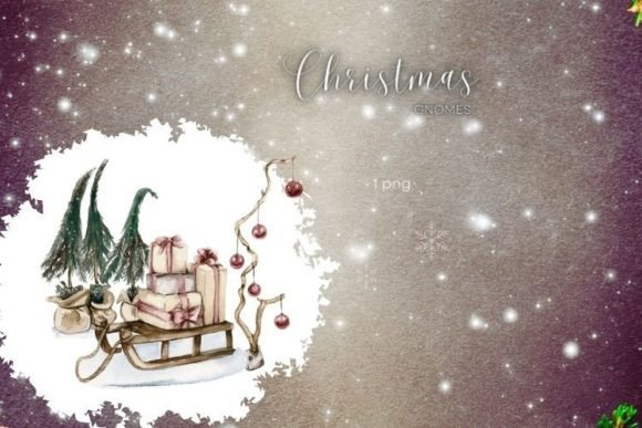 Christmas Gnomes Compositions Illustrations for Seasonal Content
