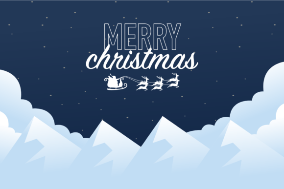 Christmas Label Collection Art for Brand Illustrations