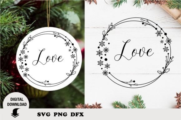 Christmas Ornaments Svg, Nativity, Love Illustrations