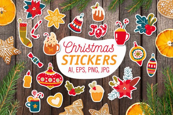 Christmas Printable Stickers Cricut De for Illustrations