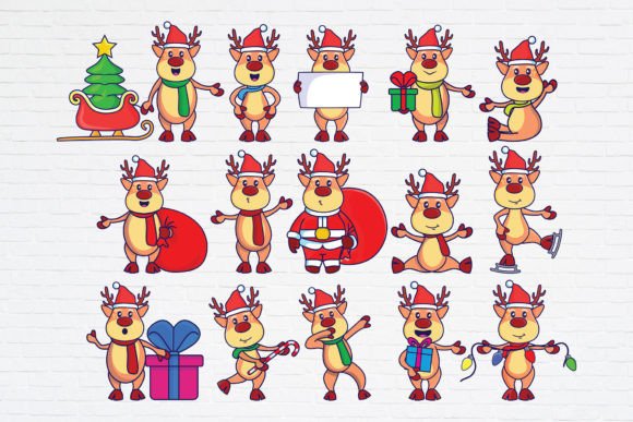 Cute Christmas Reindeer SVG PNG Review