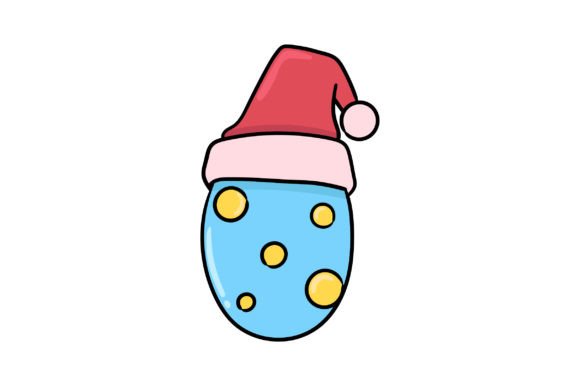 Easter Eggs Celebrate Christmas in Illustrations