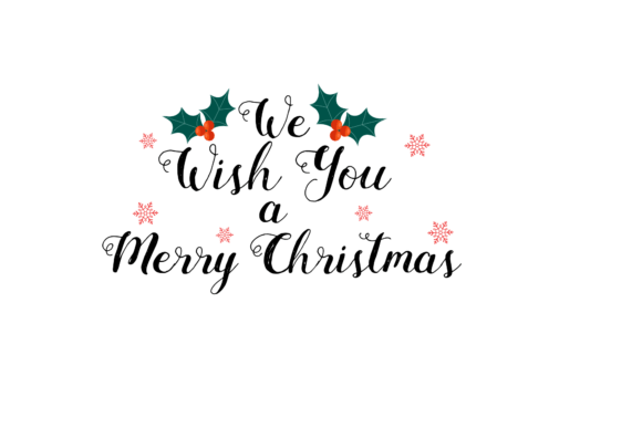 Merry Christmas Black Decor Color in Illustrations
