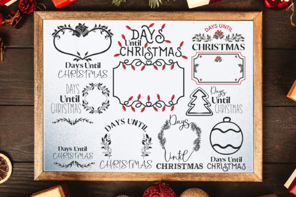 Ornament Countdown Christmas SVG Review for Illustrations