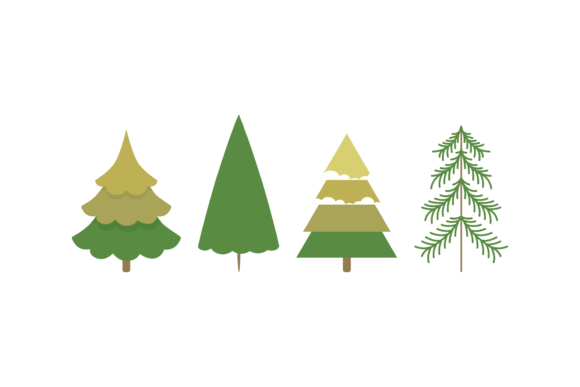 Tree Merry Christmas Illustrations for Real Branding